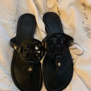 Tory Burch black Miller sandals